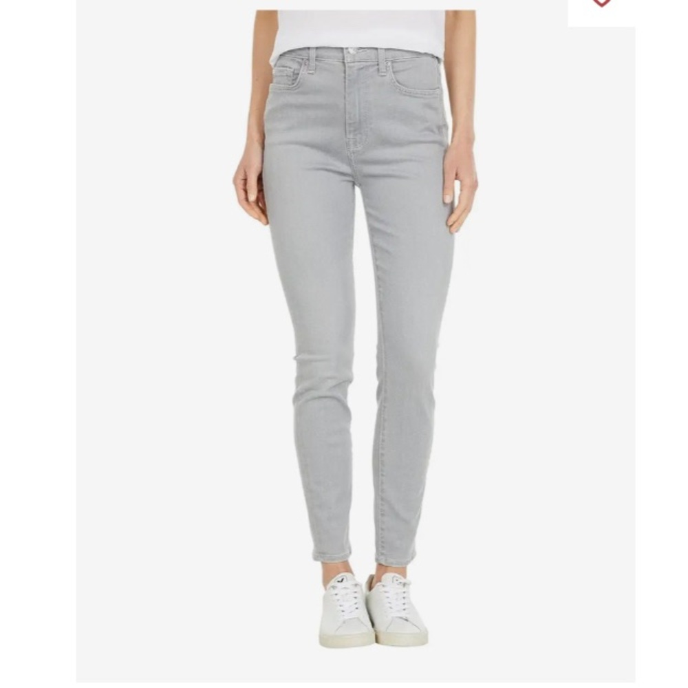 NWT 7 For all Mankind mid rise skinny ankle jeans, size 25